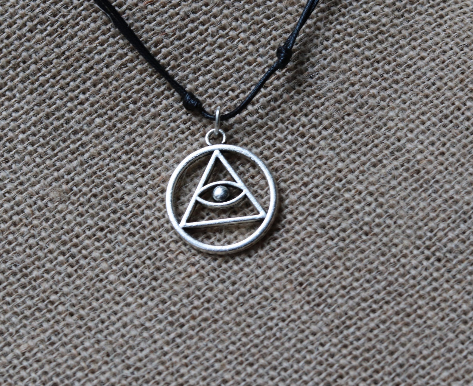 Eye of Providence Necklace Handmade Adjustable length Etsy
