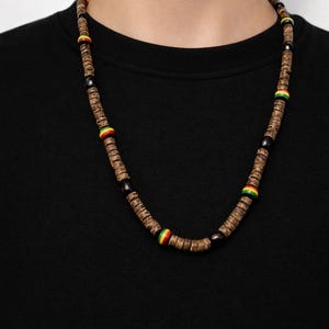Jamaican Wood Necklace - Etsy
