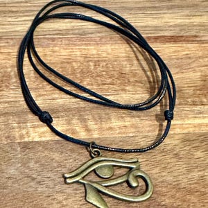 Eye of Horus-Eye of Ra-Egyptian Symbol-Protection Symbol-Good luck charm-Egyptian Eye of Horus-Bronze or Tibetan silver-Spiritual Amulet-Ra image 13