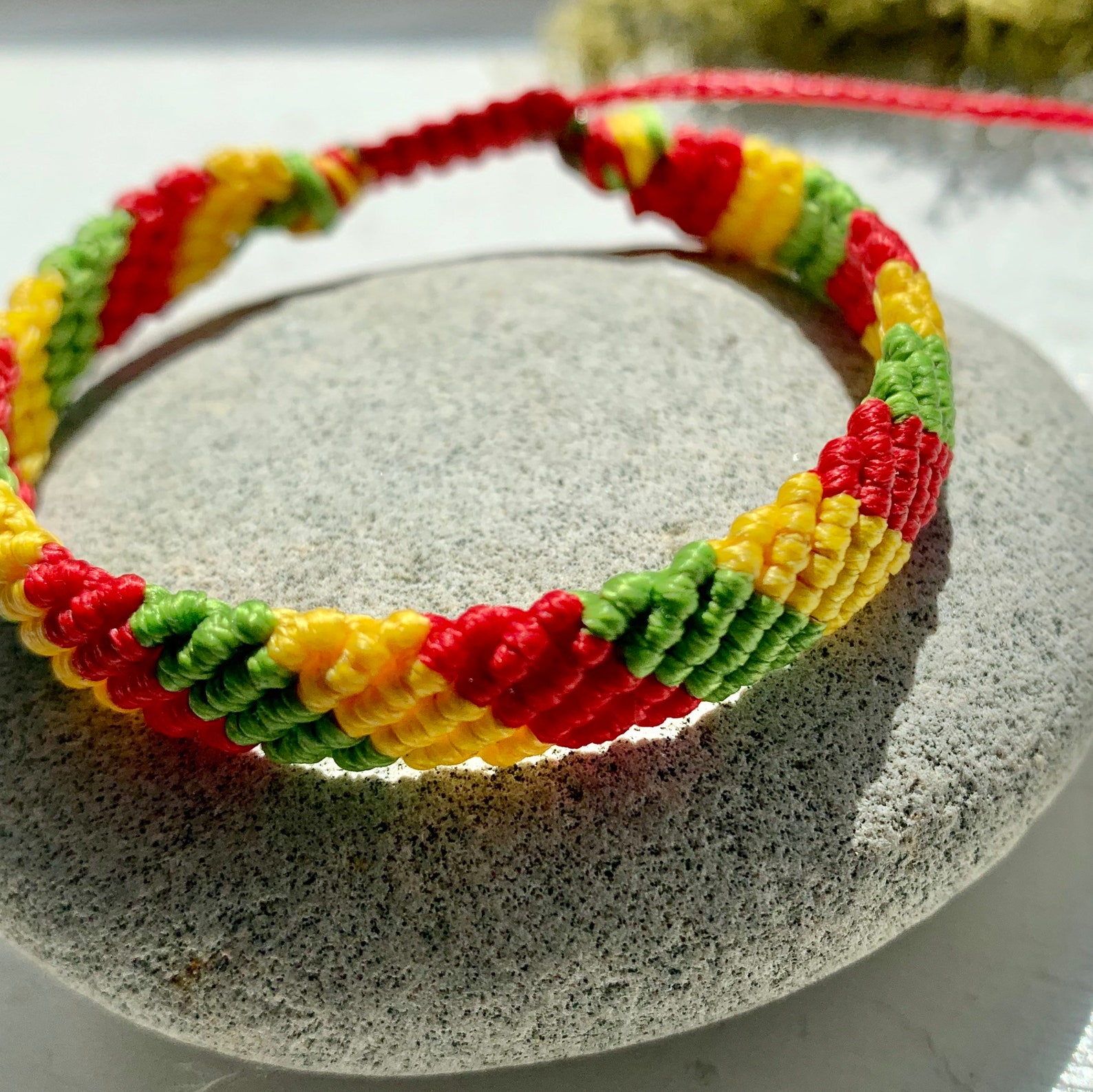 Reggae braceletRasta braceletJamaican braceletFriendship Etsy