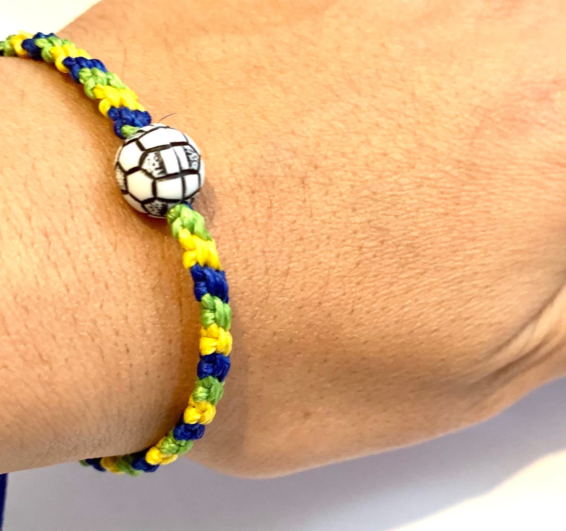 Lot De 12 Bracelets Football Inspirants – Tressés Réglables Avec Charms Ballon – Accessoire Équipe Enfants & Adultes