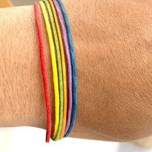 Rainbow bracelet-LGBTQ bracelet-pride bracelet-bisexual bracelet-transgender bracelet-woven bracelet-waterproof bracelet-Gay pride bracelets