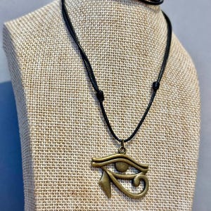 Eye of Horus-Eye of Ra-Egyptian Symbol-Protection Symbol-Good luck charm-Egyptian Eye of Horus-Bronze or Tibetan silver-Spiritual Amulet-Ra image 19