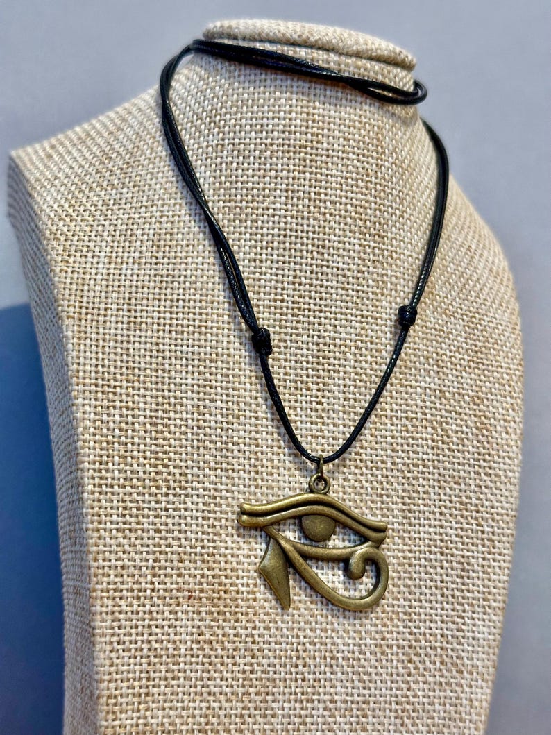 Eye of Horus-Eye of Ra-Egyptian Symbol-Protection Symbol-Good luck charm-Egyptian Eye of Horus-Bronze or Tibetan silver-Spiritual Amulet-Ra image 19