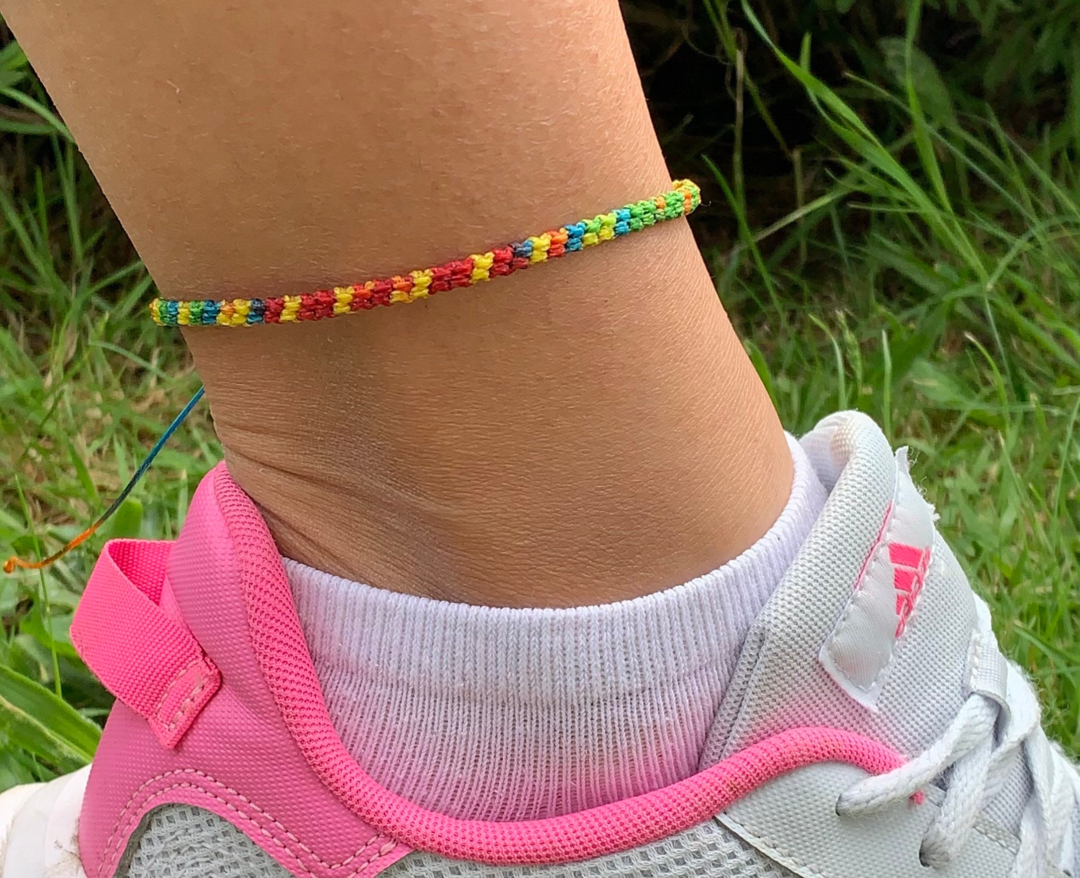 Woven anklet deals