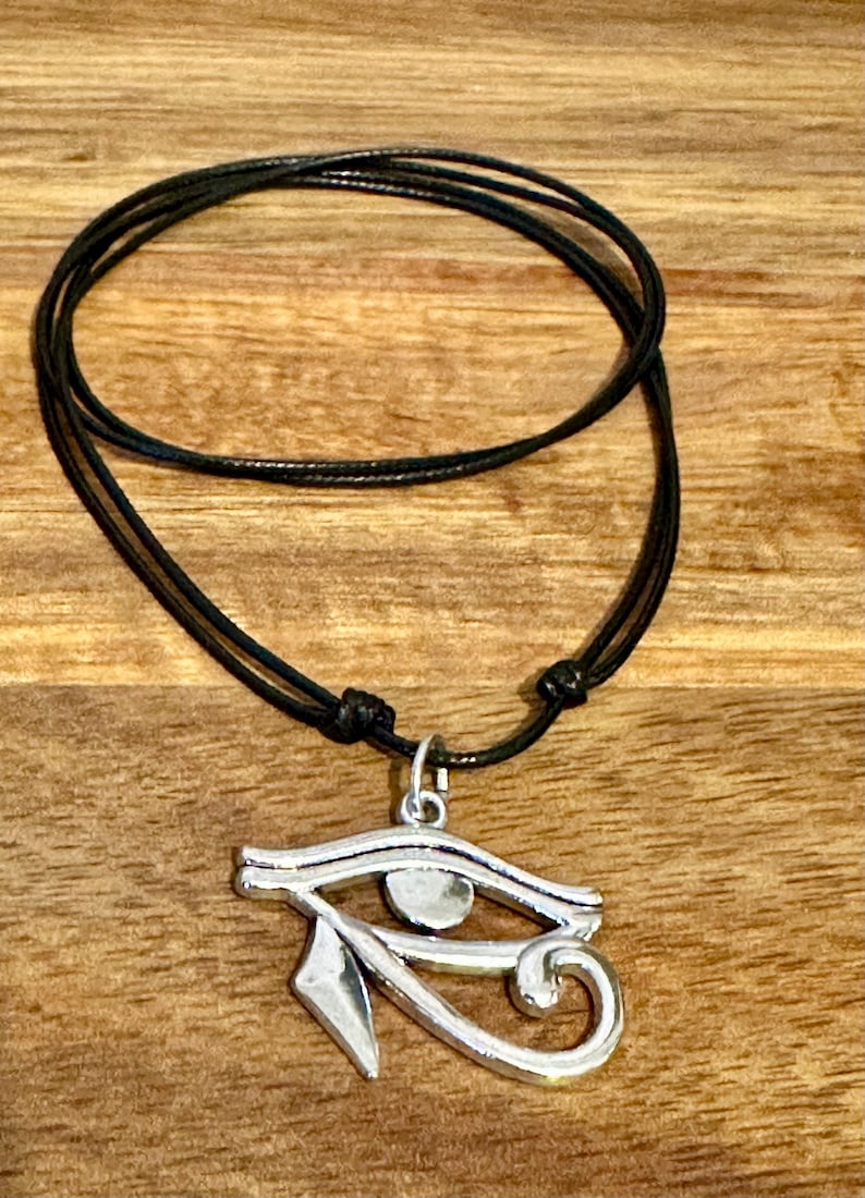 Eye of Horus-Eye of Ra-Egyptian Symbol-Protection Symbol-Good luck charm-Egyptian Eye of Horus-Bronze or Tibetan silver-Spiritual Amulet-Ra image 12