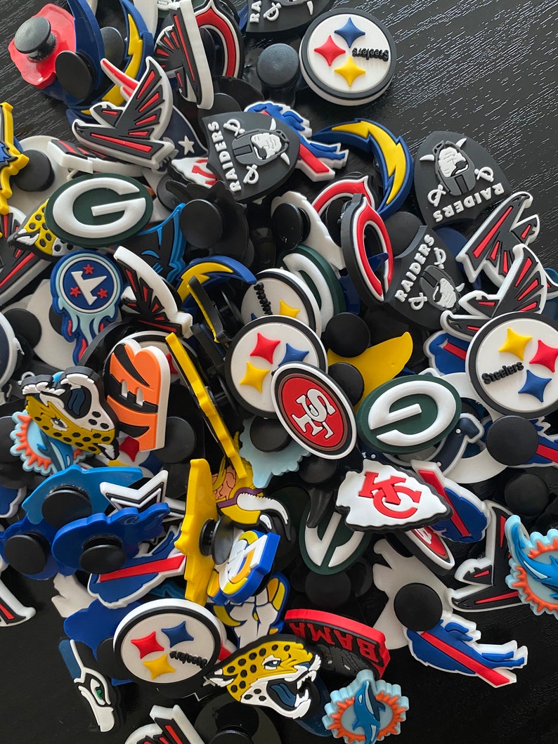 Croc Charms Football Teams Etsy