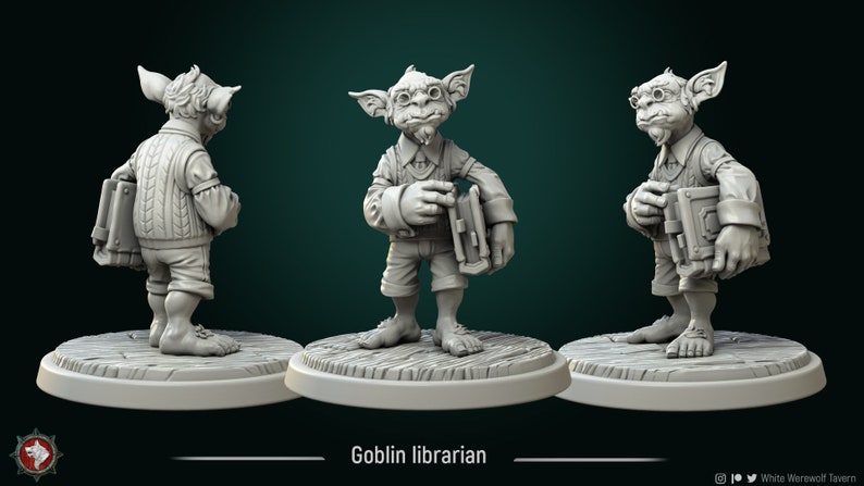 D/&D Dungeons and Dragons White Werewolf Tavern Goblin Miniatures DND