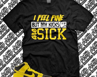 dynamic yellow jordan 1 shirt