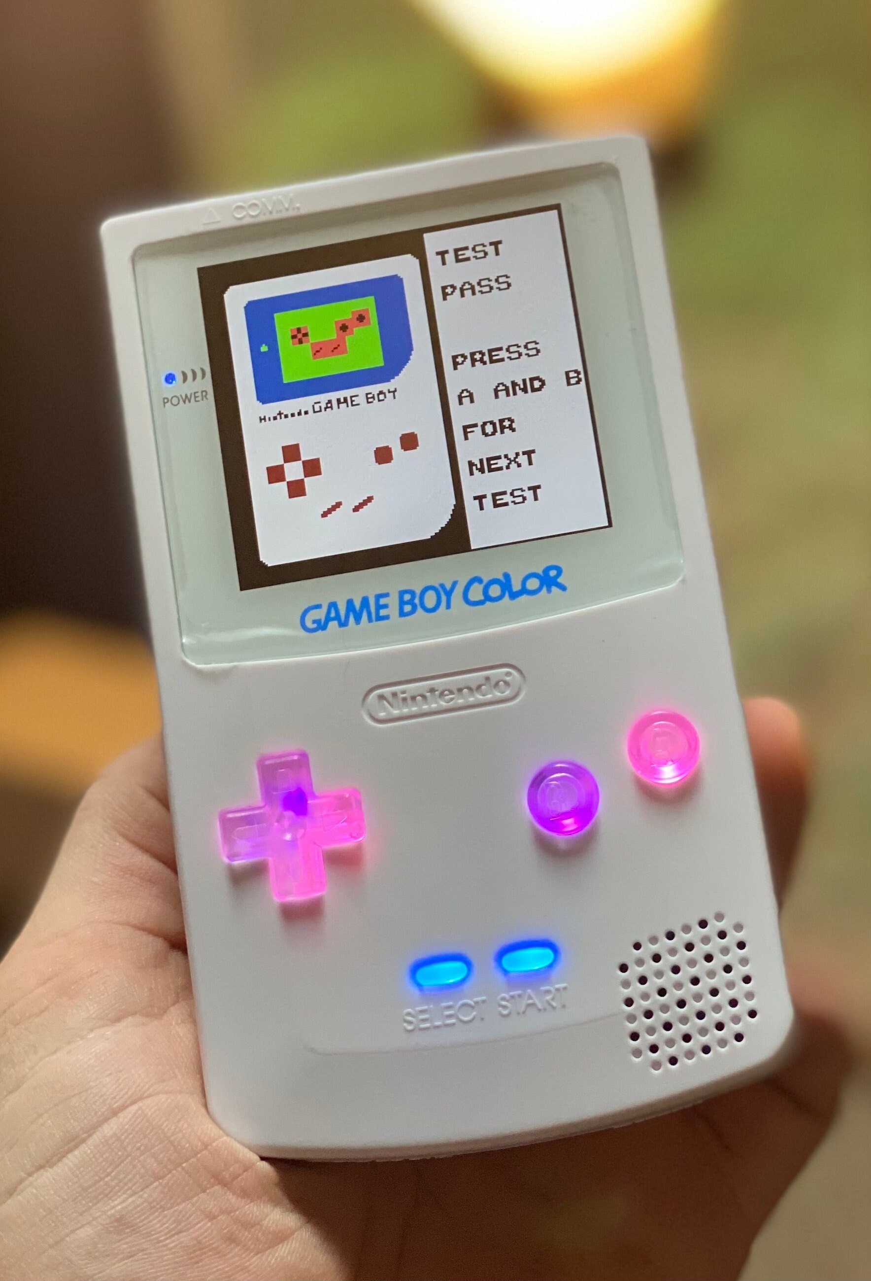 Gameboy Color-led Buttons Mod-ips Display