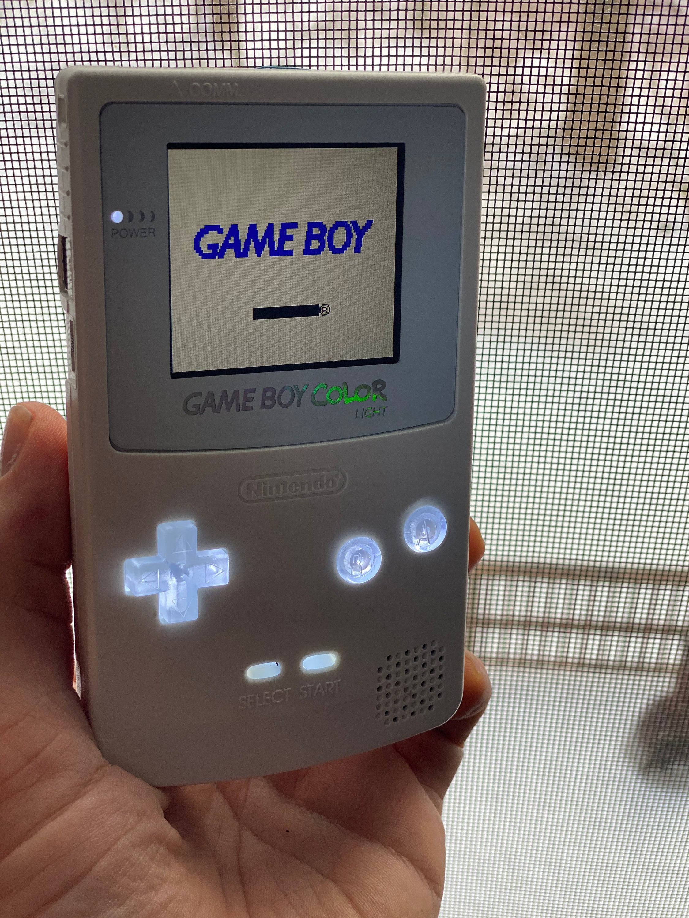 Gameboy ColorLED buttons modIPS Display modCustom Etsy