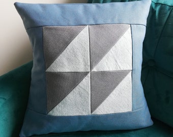 Upcycled Cushion, Handmade, One of a Kind