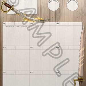 Dnd 5e Character Sheets Armory Form Fillable - Etsy
