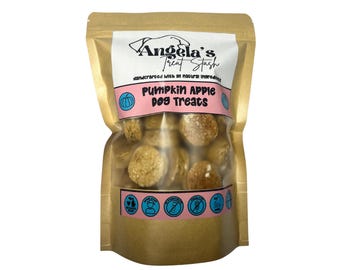 Kürbis Apfel Hunde Leckerli. Hunde Leckerli, Natürliche Hunde Leckereien, Handgemachte Hunde Leckereien, Hunde Geschenke, Haustier Bedarf, Hundebedarf