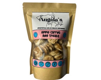 Apfel Karotte Hunde Leckerli. Hunde Leckerli, Natürliche Hunde Leckereien, Handgemachte Hunde Leckereien, Hunde Essentials, Hunde Bedarf, Haustier Bedarf