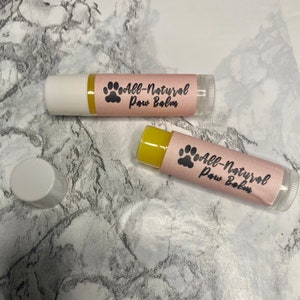 Natural, Lickable Paw Balm, Paw Balm for Pets, Paw Balm for Cracked and Dry Paws, Soothing paws, Safe to Eat, Natural Ingredients