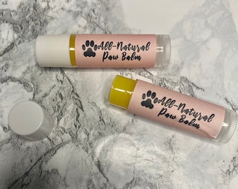 Natural, Lickable Paw Balm, Paw Balm for Pets, Paw Balm for Cracked and Dry Paws, Soothing paws, Safe to Eat, Natural Ingredients