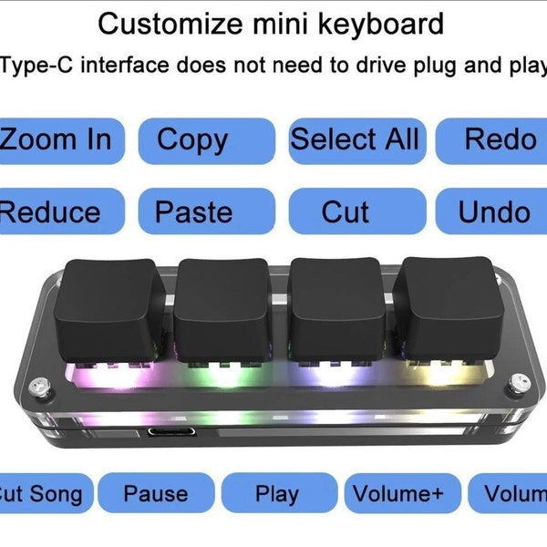 4 key macro keypad