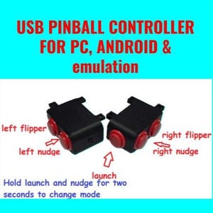 USB pinball controller for PC/Android/emulation