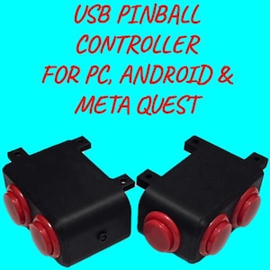 USB pinball controller for PC/Android/Meta Quest