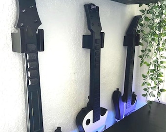 Guitar Hero mount with secure tabs