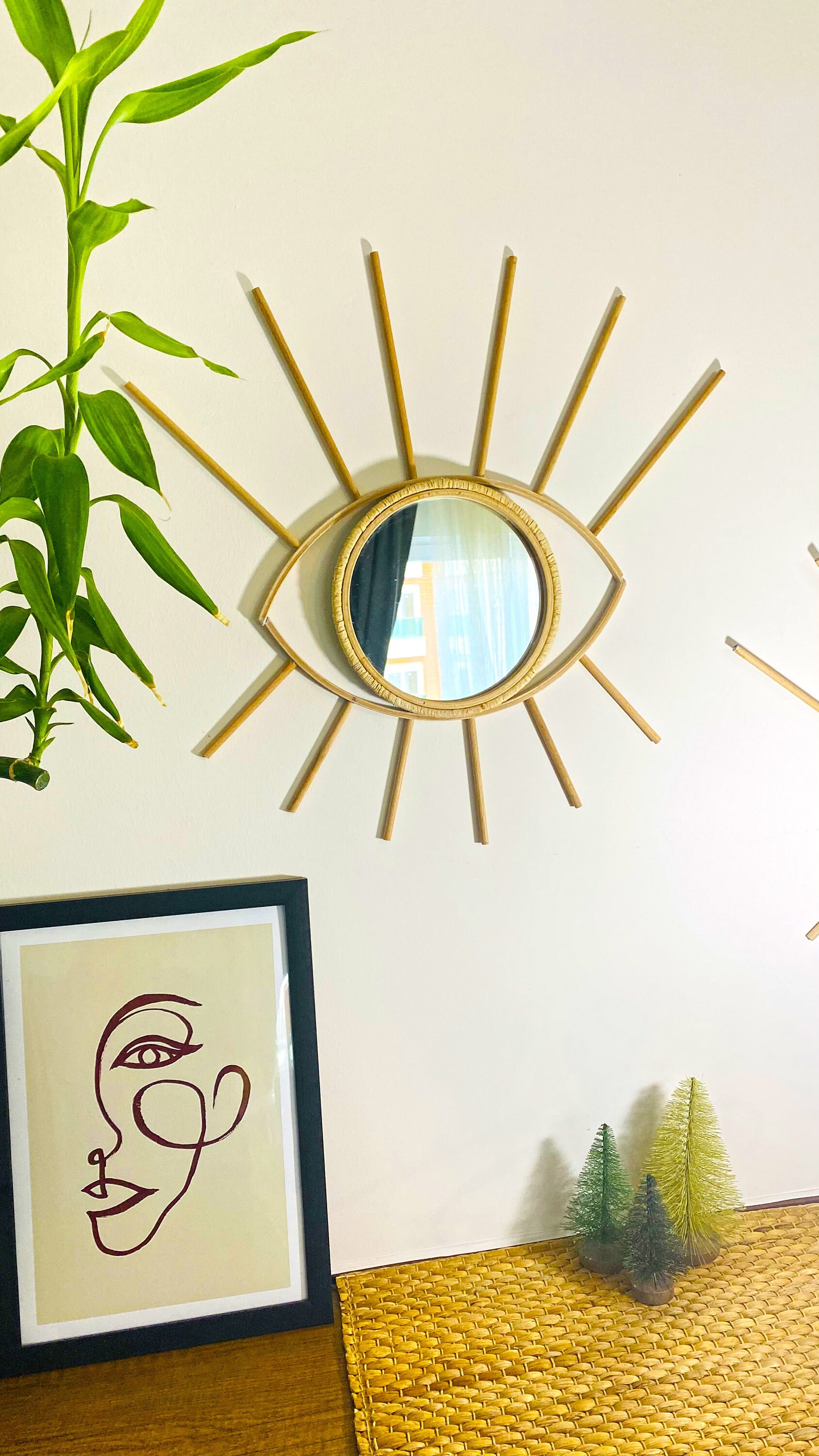 Decor Eye Mirror Handmade Eyes Mirror Wall Mirror Etsy