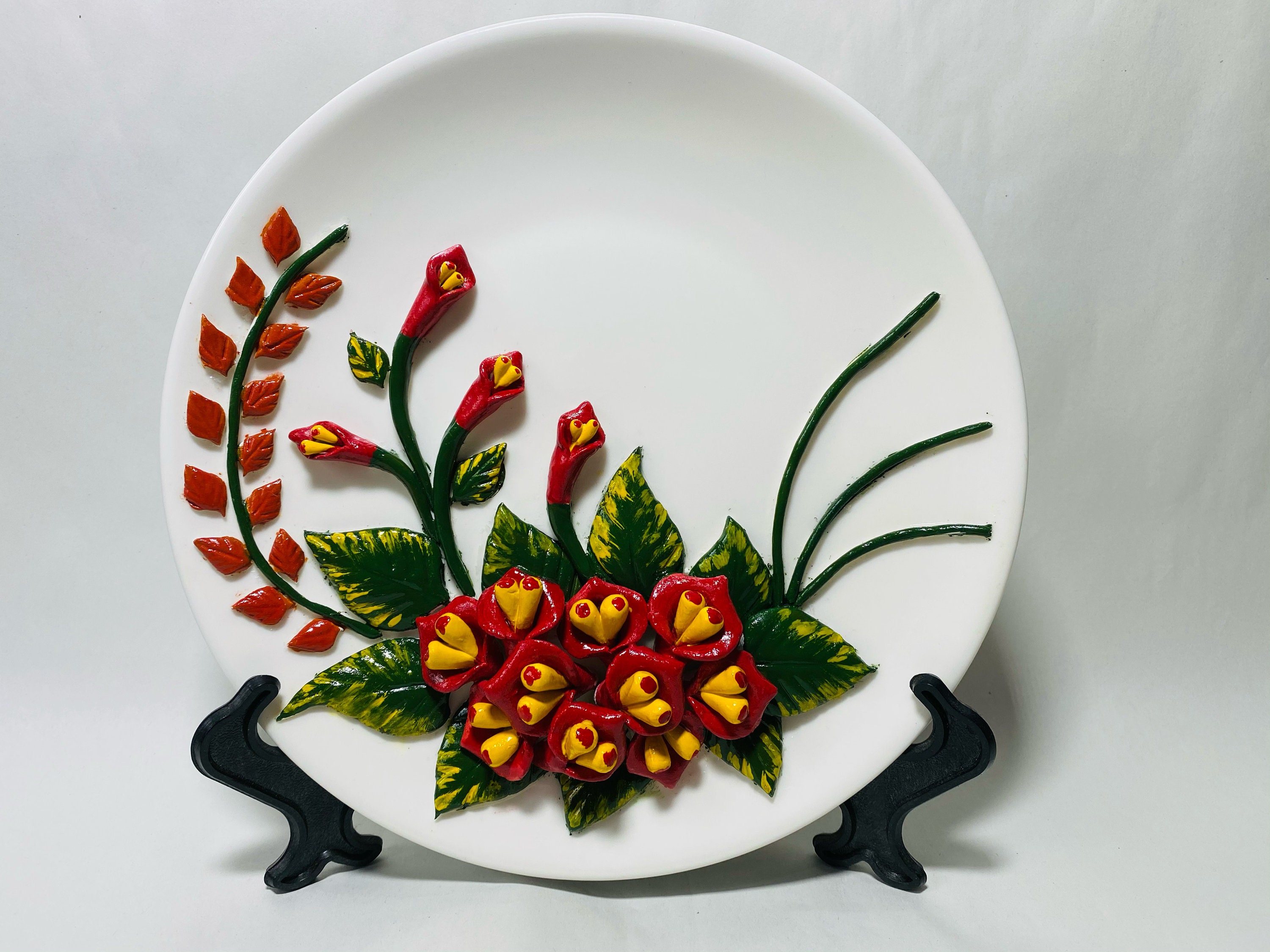 Handmade Ceramic Sculpture in Plate Etsy