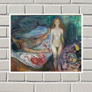 Il famoso dipinto di Edvard Munch, La stampa d&#39;arte, l&#39;arte murale famosa, i dipinti famosi, la stampa di pittura ad olio, l&#39;arredamento della parete, le belle arti, l&#39;arte classica