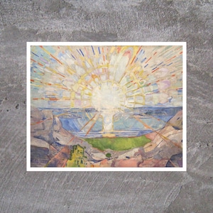 Edvard Munch&#39;s famous painting, Art Print, Famous Wall Art, Famous Paintings, Oil Painting Print, wall art décor, Fine art, Classic Art