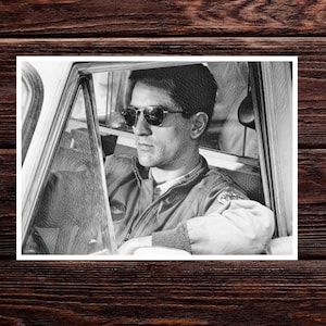 Robert De Niro Taxi Driver Sketch Print: 1976 Movie Art