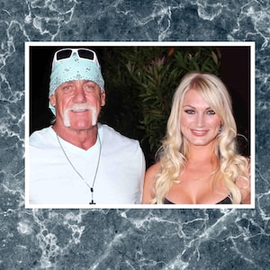 Hulk & Brooke Hogan Iconic Photo Print: Wrestling Wall Art