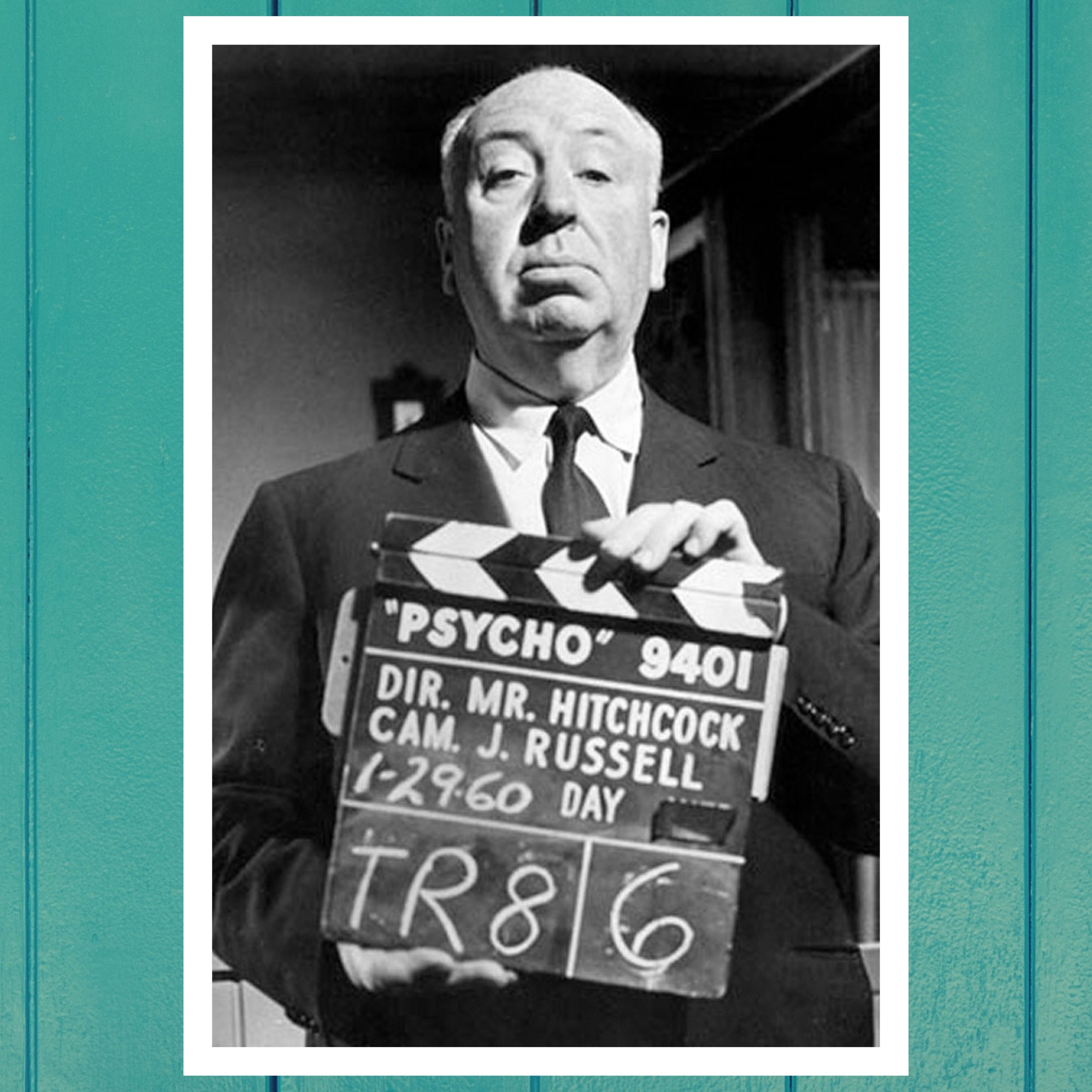 Alfred Hitchcock classic portrait photo art print | Etsy
