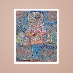Boy in Fancy Dress (1931) painting by Paul Klee, Famous Paintings, Vintage print, Wall art décor, Vintage Art, Classic painting, Art print