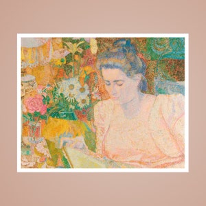 Portrait of Marie Jeannette, Jan Toorop, Vintage photos, Art Poster Gifts, Famous prints, Art Deco, Vintage Art Poster, Fine art, Wall Decor