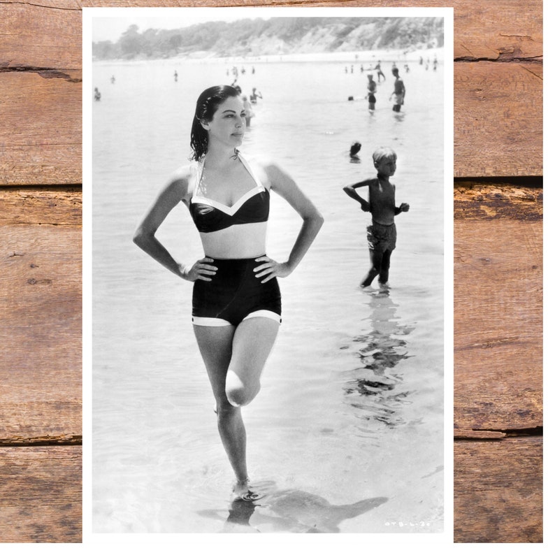 art print Ava Gardner vintage portrait photo movie poster vintage poster housewarming gift for himher photo print wall decor