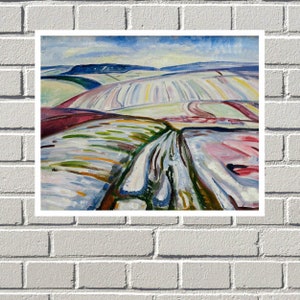 Edvard Munch&#39;s famous painting, Art Print, Famous Wall Art, Famous Paintings, Oil Painting Print, wall art décor, Fine art, Classic Art