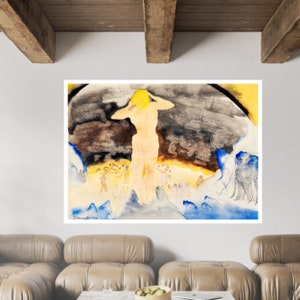 Count Muffat&#39;s First View of Nana,Charles Demuth, Wall Art, Famous Painting,Art Poster Gifts, Art Deco, avant-garde art, Cubism , Surrealism