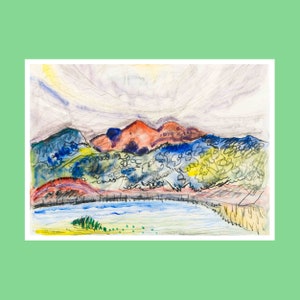Early Landscape (1914) print by Charles Demuth, Wall Art, Famous Painting,Art Poster Gifts, Art Deco, avant-garde art, Cubism , Surrealism