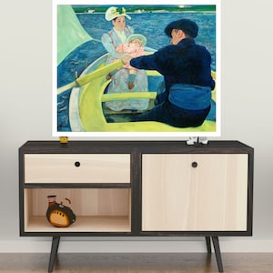 The Boating Party (1893–1894), Mary Cassatt, Art Print,Famous Wall Art,Famous Paintings,Art Gifts, Painting Prints, Wall decor, gift for her