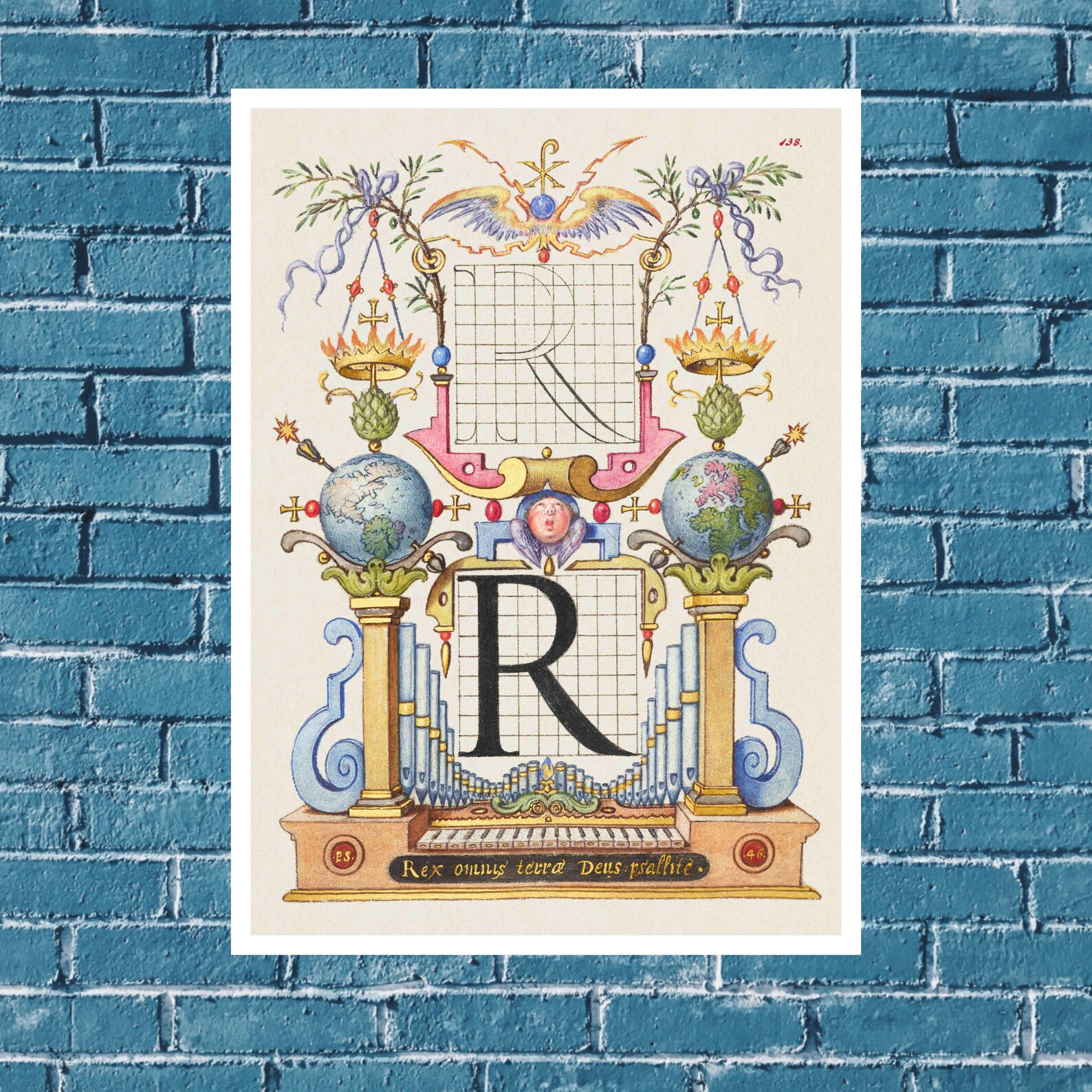Guide for Constructing the Letter R by Bocskay & Hoefnagel - Etsy