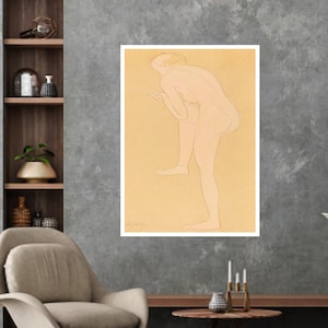 Nackte Frau, Auguste Rodin Druck, Frauen Kunst Skizzen, Kunst Poster Geschenke, Art Deco, Poster Künstler, Mythologie und Allegorie Drucke