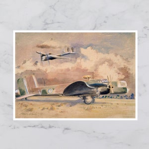 Whitley Bombers Sunning pintura de Paul Nash, Arte de pared, Pintura famosa, Regalos de carteles de arte, Art Déco, arte de vanguardia, pintura de paisaje