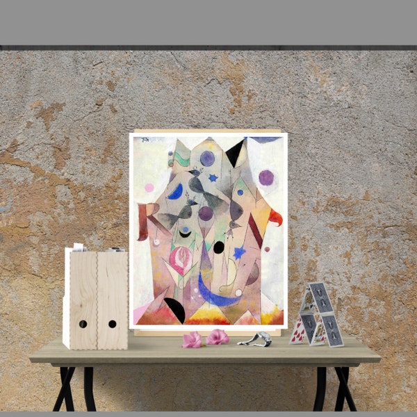 Persische Nachtigallen (Rossignols persans) Paul Klee, Peintures célèbres, estampe vintage, Décoration d’art mural, Art vintage, Peinture classique
