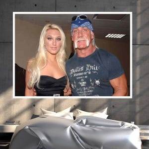 Hulk & Brooke Hogan Iconic Photo Print: Wrestling Wall Art