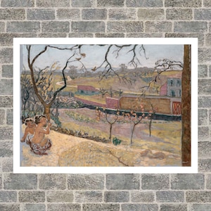 Wczesna Wiosna (Małe Fauny) Malarstwo Druk, Pierre Bonnard Art Print, Słynna Sztuka Ścienna, Słynne Obrazy, Prezenty Artystyczne, Wydruki Malarstwa Olejnego