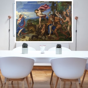 Titian &quot;Theseus&quot; painting, Art Print, Famous Paintings, Oil Painting Prints,Art Gifts,Vintage Painting Prints, Decor, gifts for her