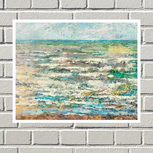 The Sea painting (1887)  by Jan Toorop, Vintage photos, Art Poster Gifts, Famous prints, Art Deco, Vintage Art Poster, Fine art, Wall Decor