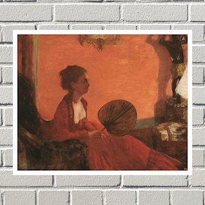 Madam Camus (ca. 1896–1870) por Edgar Degas, Art Print, Famous Wall Art, Famous Paintings, Digital Prints, Art Gifts, Vintage Art Deco