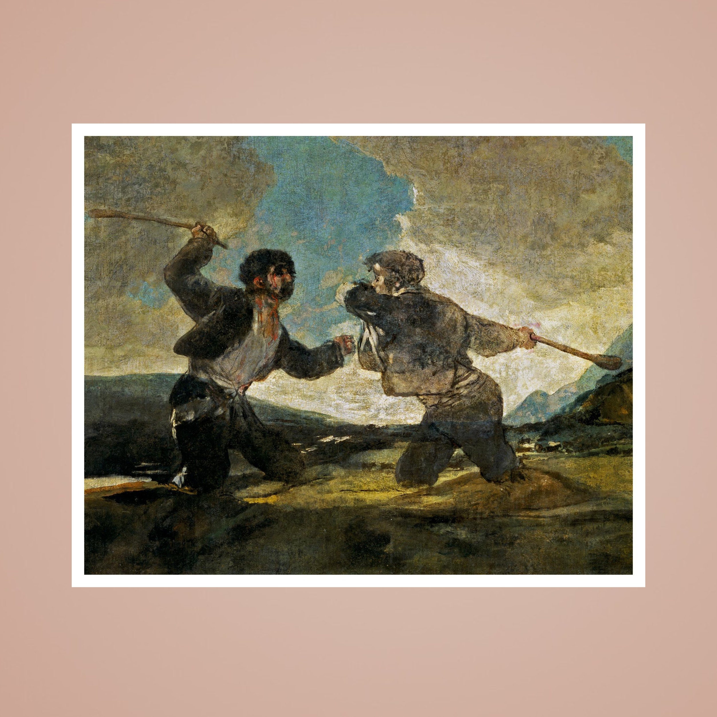 Goya's part of the Black Paintings series, famous painting, gift