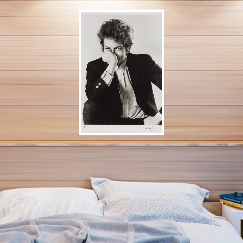 photo print portrait photo wall decor Bod Dylan vintage housewarming gift for himher music poster vintage poster vintage print